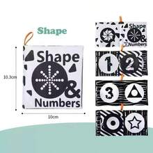 Durable 3D Cloth Book Early Education Toy, Cognitive Puzzle Busy Book For Children - Multicolor - View 8