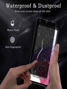 Slanku [5 片装] 隐私屏幕保护膜，适用于三星 Galaxy，适合生日/复活节/圣诞节/送给家人/朋友/男孩/女孩 - 黑色 - 查看 9