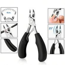 1 Set Stainless Steel Nail Clipper, Cuticle Remover And Nail File - Manicure Tool Kit - Multicolor - View 9