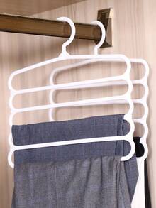 1pc Multi-Function Hanger That Keeps Pants And Scarves Organized, Premium Closet Organizer For Dorms And Home, Frame For Long-Lasting Use, Lightweight And Easy To Install, Reduces Clutter, Prevents Slips And Creases, Maximizes Closet Space, Ideal For Travel And Small Apartments
