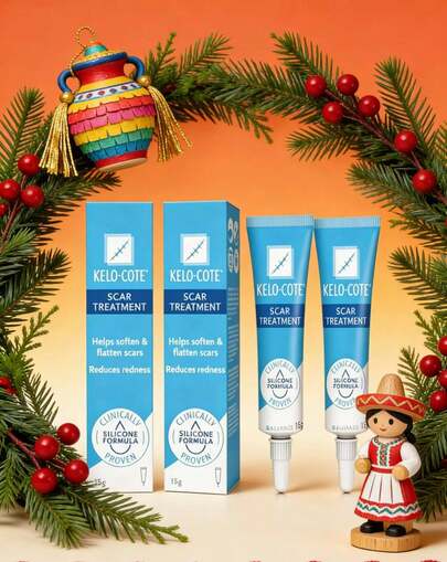 2PCS Elfleaf Gel Reparador de Cicatrices, Gel Reparador de Cicatrices para Niños y Adultos, Cuidado Post-Operatorio de Cicatrices, Crema Avanzada para Cicatrices, Crema para Cicatrices Quirúrgicas, Gel Eliminador de Cicatrices Suave y No Irritante