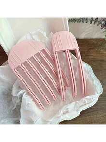 Korean Plastic Comb Root Hair Clip High Top Volumizer, Perfect For Creating Fluffy Bangs On The Forehead, Lazy-Proof, Invisible, Ideal Gift Choice - Hồng - Xem 7