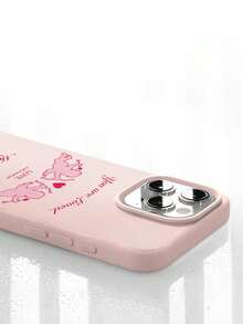 1个丘比特心形字母图案液态硅胶防震手机壳，柔软凝胶保护套，适合作为节日礼物，兼容苹果iPhone Xs/Xs Max/Xr/11/12/13/14/15/16 Pro/Pro Max/14/15/16 Plus/17，男女通用 - 彩色 - 查看 4