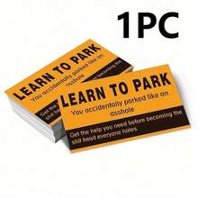 1/30/60pcs Illegal Parking Card - "Learning Parking" Card - Interesting Illegal Parking Penalty - Style a - View 8