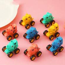 1/6/12/24/48件恐龙汽车玩具套装,适合儿童和幼儿,圣诞玩具礼物,迷你赛车玩具散装,派对礼品,皮纳塔填充物,糖果袋,课堂奖励(男孩女孩均适用),颜色和款式随机 - 彩色 - 查看 9