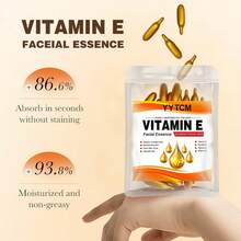 维生素E深层保湿胶囊精华，补水柔滑肌肤，蕴含植物角鲨烷、维生素C，深层补水亮肤精华（18粒/30粒/50粒/60粒/90粒） - (0.4gx18capsules)/bag - 查看 7