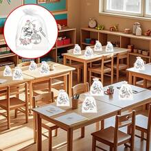 60 piezas/20 sets Juego de llaveros con árbol de la vida, con tarjetas de agradecimiento con flores, bolsas de organza blanca y llaveros de metal hueco - Mejor para bodas, temporada de graduación, primera comunión, fiesta de empresa, apreciación de maestros, regalo inspirador para colegas - Plateado - Ver 3