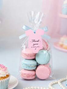 Bộ 25 thẻ quà tặng quần áo trẻ em kèm dây buộc, thích hợp cho việc tặng quà, tiệc tiết lộ giới tính, trang trí tiệc mừng em bé chào đời, đám cưới, tiệc tốt nghiệp, sinh nhật và kỷ niệm. Thẻ giấy cũng thích hợp cho Ngày Valentine, Ngày của Mẹ và trang trí lễ tốt nghiệp. - Nhiều màu - Xem 3