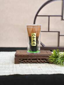 1pc Authentic Bamboo Matcha Whisk, Easily Produces Perfect Froth - Easy To Use And Clean - Traditional Japanese Handmade Matcha Tea Whisk, Designed For Matcha Enthusiasts