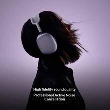 Used Apple AirPods Max (USB-C) 99 New, Wireless Bluetooth Headphones, Active Noise-Cancelling Headphones, Over-Ear Headphones - Purple - View 7