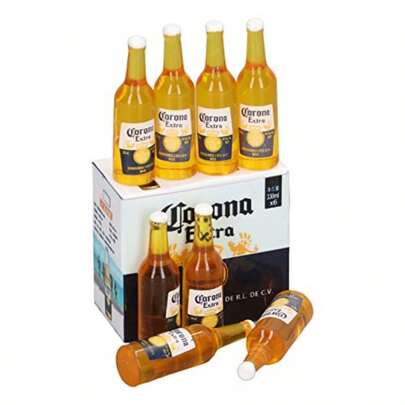 zxr 1:12 Botellas de Cerveza en Miniatura para Casa de Muñecas 8 Piezas Botellas de Cerveza en Miniatura para Casa de Muñecas Detalles Vívidos Accesorios para Casa de Muñecas para Decoración del Hogar121