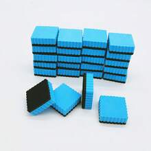 1/4个可重复使用的黑板擦，磁性白板擦，干擦擦，适用于粉笔痕迹，家居办公用品