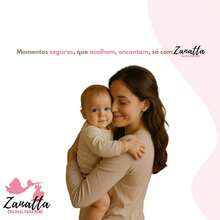 Capa Para Bebe Conforto Universal Acolchoada Enxoval Menina Menino Rosa Azul - Balão Azul - Visão 4