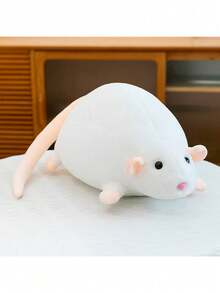 Jolie poupée de souris en peluche réaliste, peluche douce, décoration de bureau, décoration de fête et d'événement, accessoire de farce, cadeau amusant pour enfants et adultes, cadeau d'anniversaire, idéal pour les farces d'Halloween, peluche adorable convenant à diverses occasions - Multicolore - Voir 13