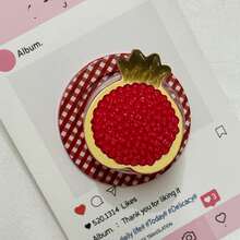 1pc Fruit Themed Magnetic Phone Holder, Retractable Slouchy Desktop Stand - Multicolor - View 6