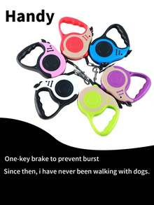 BVEOYPET 1Pc 3m 5m Dog Leash For Small Dogs Cat Automatic Retractable Durable Nylon Lead Puppy Outdoor Travel Walking Hiking Traction Rope - Multicolor - View 6