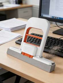 1 Stück Mini Handgehaltener Nass- & Trockenwischer, Haushaltsreinigung ohne Waschen, Mehrzweck-Innenreiniger mit kleinem Schwammwischkopf - Verschiedenfarbig - Übersicht 7