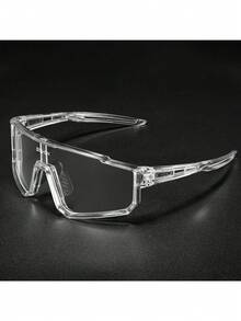 SCVCN For Women Cycling Glasses, Y2K Fashion Glasses, Bike Eyewear For Mountain Bike Road Bike Outdoor Sports Cycling Driving Fishing Running Golf Beach Baseball Single Glasses White Frame - Multicolor - View 4