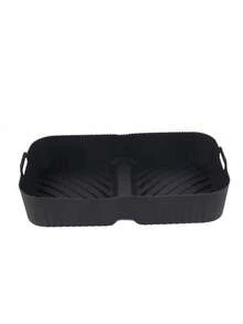 1set Air Fryer Accessories Silicone Inner Tray Set Square Non-Stick Baking Tray For Home Cake Baking Rectangular Silicone Oven Tray - Multicolor - View 11