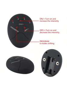 EMS Muscle Stimulator, Buttocks & Hip Trainer, Electric Massage Device, Home Fitness Muscle Shaping Tool - Black - View 8