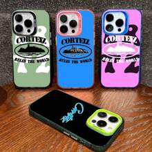 Hot Fashion C-Corteizs Phone Case Compatible With  16 15 14 13 12 11 Pro Max X XR XSMAX 8 7 Plus Matte Shockproof Back Cover, Cover Compatible With  17 Pro Max Case,  17 Pro Case,  17 Case,  16 Pro Max Case - z1 - 查看 1