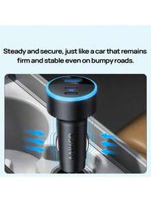 anker A2736 迷你 67W 充电器，三口快充，高效散热，小巧便携，防滑稳固插脚，旅行必备，黑色 - 黑色 - 查看 5