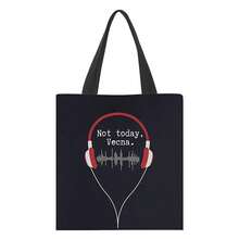 Merchandise, Letter Light Tote Bag - Iconic Letter Wreath - Letter Light Design Tote Bag - Letter Light