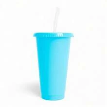 PromoClick Water Bottles - Baby Blue - View 3