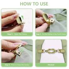 1pc Vintage Waist Belt And Shirt Clip, Waist Cincher For Dresses, Cardigans, Sweaters, Tops And Pants