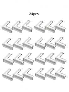 24pcs/4pcs Set Premium Baby Corner Guards - Protect Your Baby From Sharp Edges And Corners - Suitable For Tables, Cribs, Fireplaces Etc. - Easy Installation - Perfect For Thanksgiving, Baby Showers, Home Decor And Gifts