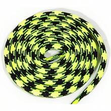Outdoor Sports Special Shoelaces Flower Point Shoe Laces Polyester Round Type Shoelace Cotton Boots Shoe Accessories - 3Amarillo neón + 120cm - Ver 3