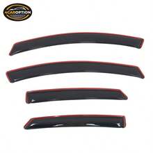 In-Channel Window Visors Fits 13-20  Fusion Rain Sun Guard Vent Deflector - As Pic - View 3