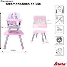 Gaming ChairsD´bebé Silla Alta 4 en 1 grow with me color rosa - SillaHigh4en1Crececonmigo - Ver 5