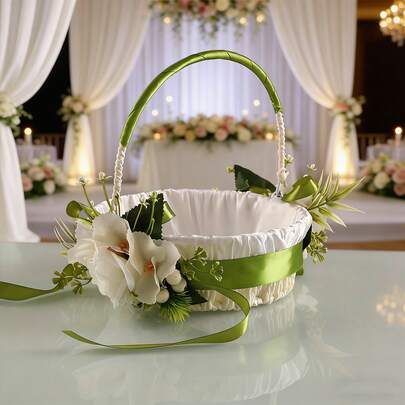 Hand-Held Baskets, Decorative Flower Baskets, Festival Banquet Tables, Wedding Scattering Flower Baskets, Petal Baskets