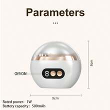 2-In-1 Electric Nail Clipper, Automatic Trimming, Cutting And Polishing Functions, Lightweight Low Vibration, With LED Light, Nail Debris Collection Box, 3 Speed Settings, Compact And Portable, Suitable As A Gift - Multicolor - View 11