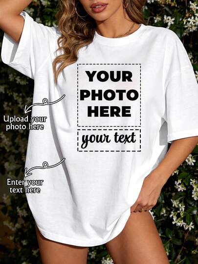 Customize Personalize Your "Treat Yourself" Day! Relaxing Oversized T-Shirt For Women - Ideal For Spa Days, Reading Marathons, Or Ultimate Relaxation At Home. You Deserve This.Customize Your Daily Comfort! Everyday Essential Plus Size T-Shirt - Super Soft For Running Errands, Lounging At Home, Or Casual Coffee Runs. Simple, Soft, Perfect.