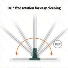 1pc 100cm Bathroom Rotating Magic Squeegee, Home Water Scraper, Bathroom Floor Silicone Magic Cleaning Scraper, Window Scraper, For Removing Water, Dust And Pet Hair, Home Bathroom Decor, Autumn Decor, Back To School Decor - Multicolor - View 8