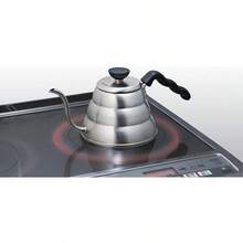 PZW Hario  "Buono" Tetera de goteo Stovetop Cuello de cisne Cafetera 1.0L Acero inoxidable Plata2537 - Plateado - Ver 5