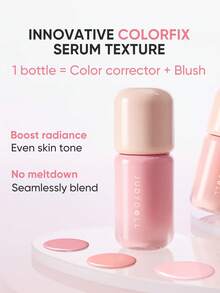 JUDYDOLL 液体腮红精华液，蕴含仙人掌果提取物，打造透亮光泽，呈现自然红润妆效，适合日常妆容。 - #03 Salmon - 查看 12