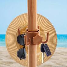 7.5ft Patio Umbrella With Fringe, Beach Umbrella, Fringe Umbrella Outdoor Patio With Hanging Hook, Tilting Aluminum Pole, UV 50+, Fiberglass Ribs, Blue White Stripe,7.5FT,BlueWhiteStripe - BlueWhiteStripe - View 3