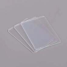 Hard Plastic Card Sleeves - Transparent Baseball Card Protector & Photo Card Storage Box Small Card Holder, Durable Trading Card Protector With Binding Accessories, Suitable For Collectors And Game Card Use, Transparent Card Clip Protector, Suitable For Collecting Game Cards, Top Loader, Suitable For Trading Cards, Plastic Card Sleeves, Suitable For Baseball, MTG, Sports Card Sleeves - Card Holder - View 3