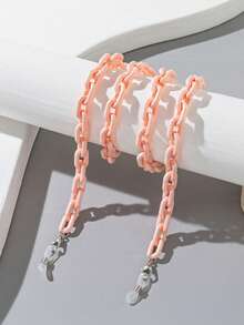 1pc Multi-Color Acrylic Candy Color Eyeglasses Chain For Women, Anti-Lost - Multicolor - View 6