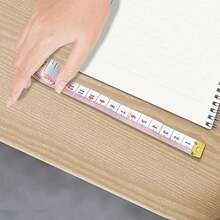 Cinta Métrica Corporal y Cinta Métrica Suave,150CM/60inch Legibilidad a Doble Cara, Cinta de Costura para Medir la Caderas Brazos Costura, Hacer Manualidades, el Cuerpo, Deporte, Pérdida de Peso - / - Ver 6