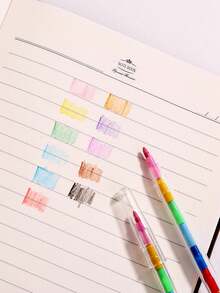 24 piezas de 11 colores de crayones de cera, suministros de dibujo coloridos, regalos para maestros, juegos de aula, rellenos de obsequios de fiesta, regalos de cumpleaños, premios y recompensas, obsequios de fiesta, rellenos de bolsas de fiesta, de vuelta a la escuela, Navidad, Halloween - Multicolor - Ver 8