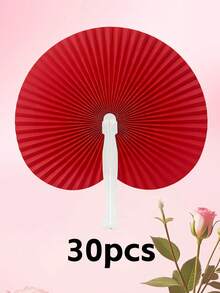 定制设计的圆形扇子，可印制文字，是婚礼装饰的完美之选。多种颜色可选，为您的爱情故事增添色彩和便利。折叠后小巧便携，装饰精美，品质上乘，可个性化定制，独一无二。适用于家庭和办公室，多功能，装饰性强，可重复使用。Poetcore，永恒的爱 - 彩色 - 查看 30