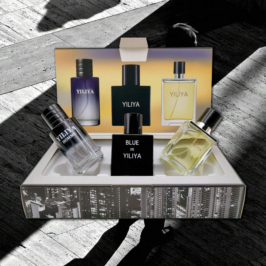 Set regalo di 3 pezzi di diffusori di aromi floreali e fruttati da 30ml ciascuno. Prodotto di alta qualità, texture di alta gamma, ottima scelta per deodorare e migliorare la fragranza. Regalo perfetto. - Multiprofumi - Visualizzare 1