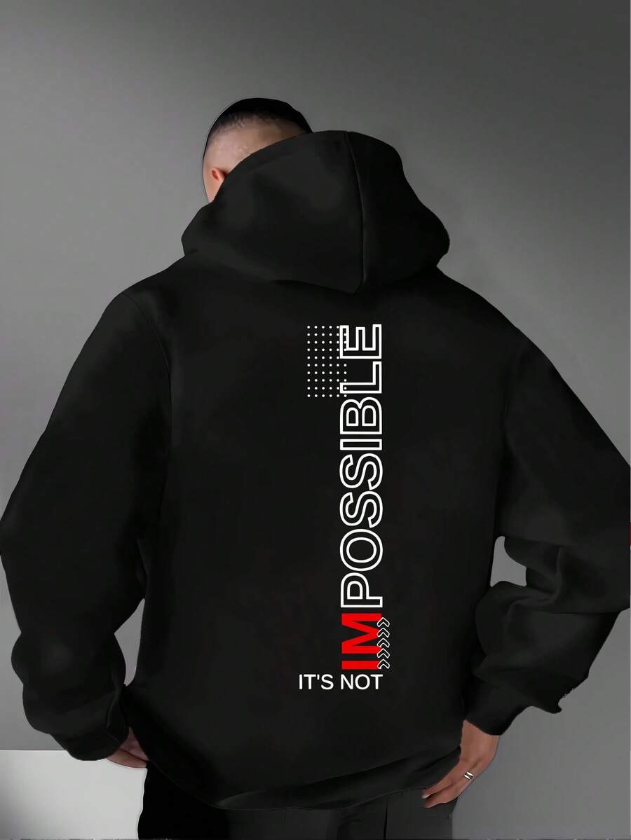 Sweat-shirts pour hommes - Noir - Voir 1