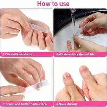 Nano Glass Nail File, Suitable For Natural Nails... Crystal Nail Buffer With Storage Box, Suitable For Natural Nails - Clear - View 3