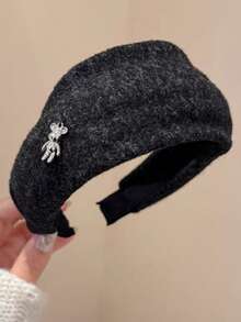 1pc Children's Minimalist Fashion Anti-Slip Headband, Versatile & Elegant Hair Accessory For Girls - Multicolor - View 3