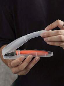 Bộ 1/2/3 hộp đựng dao cạo du lịch bằng nhựa, hộp đựng dao cạo di động tiện dụng cho cắm trại ngoài trời và công tác (Không bao gồm dao cạo). - Nhiều màu - Xem 5